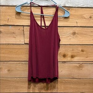 Elegant Burgundy Camisole Top